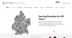 Desktop Screenshot of pethavenhospital.com